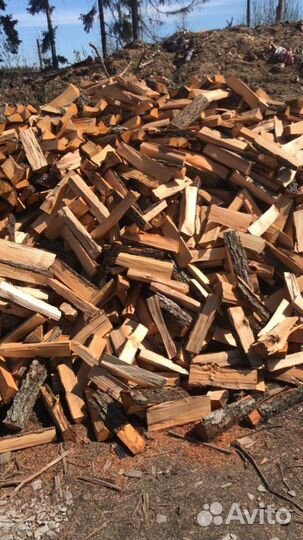 Дрова колотые. Берёза, ольха, осина