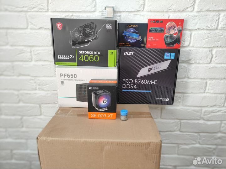 Игровой компьютер, i5 12400f/ RTX 4060/ 16GB новый