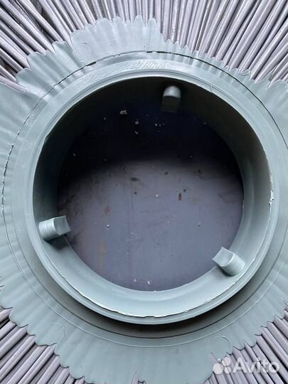 Диск щеточный D120х550мм без проставки (полипропилен вторичный) серый 3-фиксатора в Железнодорожном