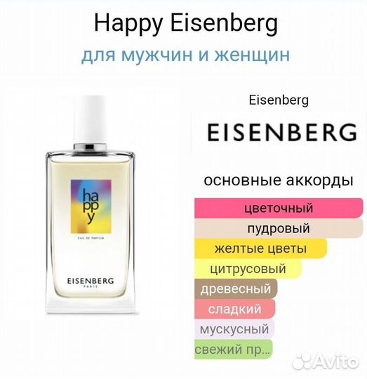 Духи Eisenberg Jose, Im, Beautiful, Happy