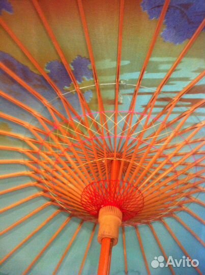 Японский зонтик ручная работа