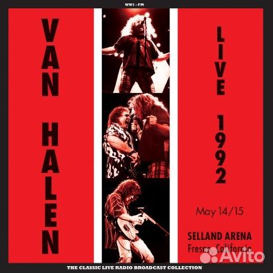 Виниловая пластинка VAN halen - live AT selland ar