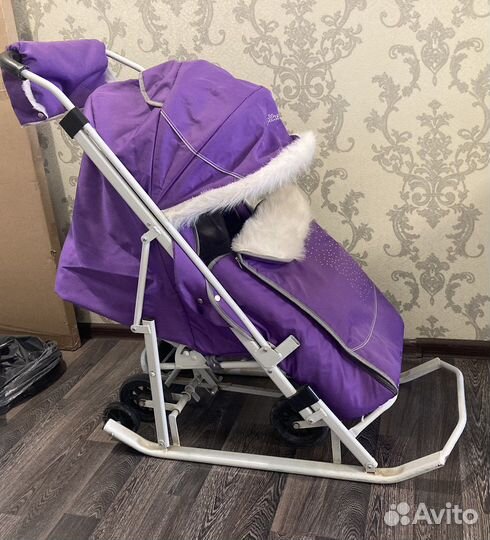 Коляска санки