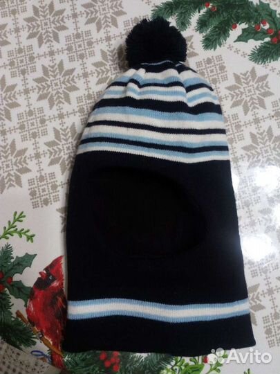 Шапка шлем на 4-6 лет