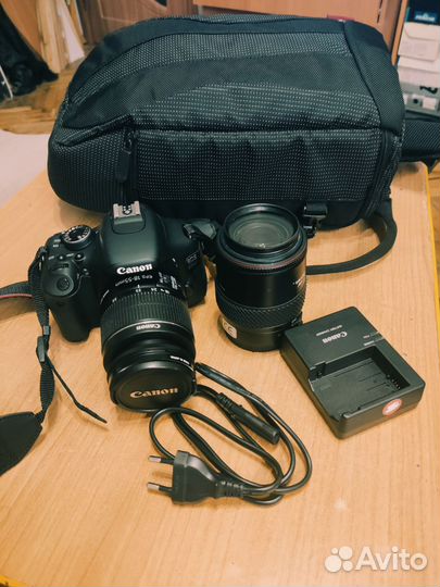 Canon EOS 600d kit 18 55 is ii + Tamron 70-210