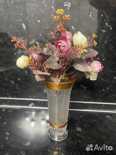 Ваза для цветов стекло