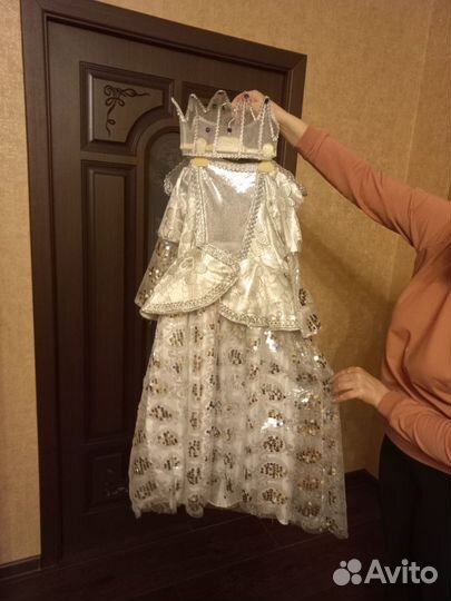 Карнавальный костюм для девочки снежная королева