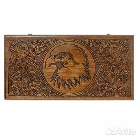 Нарды резные Орел Люкс Haleyan