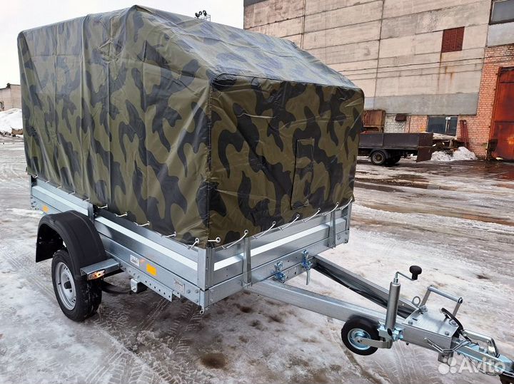 Оцинкованный прицеп 2.5х1.5 рессоры Газель 2листа