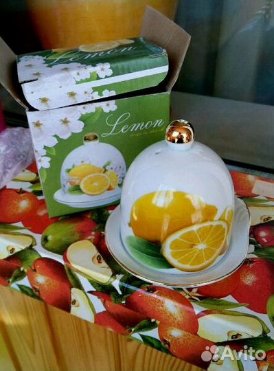 Блюдце для лимона с крышкой