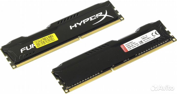 Модуль памяти Kingston HyperX Fury DDR3 4 Гб 1866