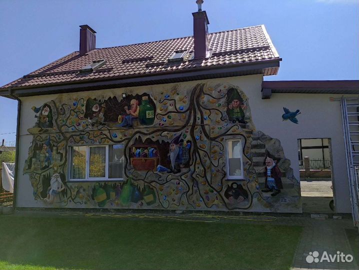 Художественная роспись стен в Калининграде