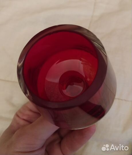 Кувшин лзхс рубиновое стекло