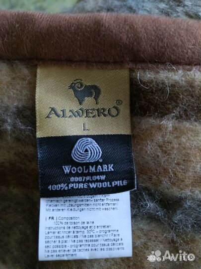 Новый шерстяной теплый жилет Alwero