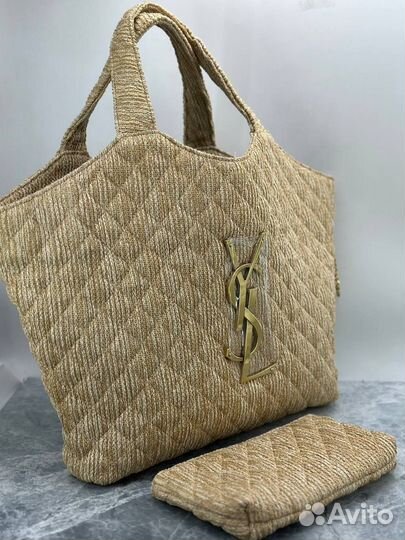 Сумка Saintlaurent рафия