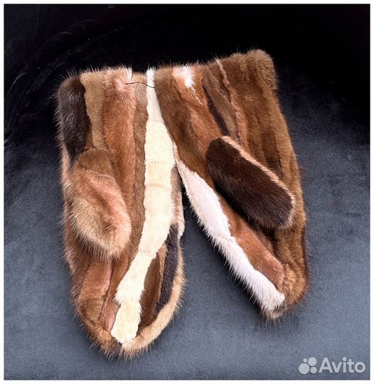 Варежки из норки кусковые