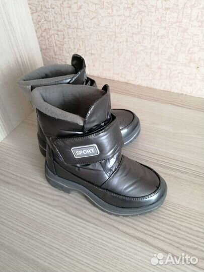 Зимние ботинки для девочки, р 27