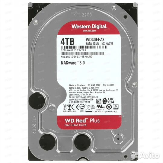WD Red Plus 4tb