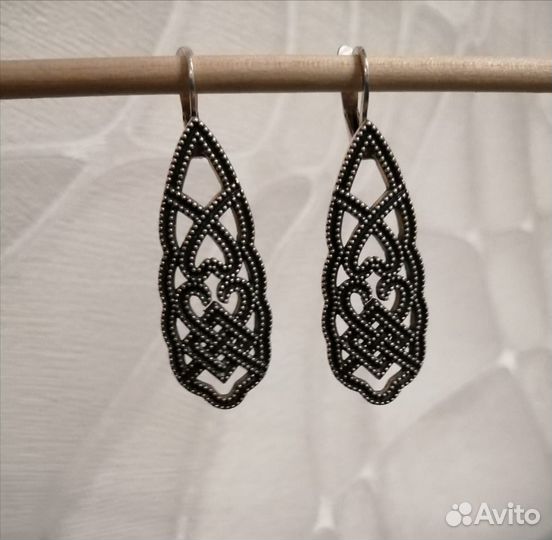 Серьги серебряные