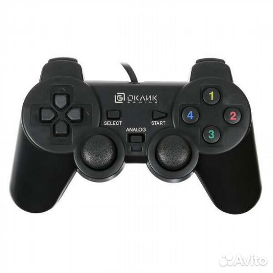 Геймпад проводной Oklick GP-200M черный