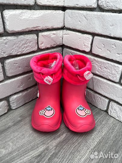 Детские резиновые сапоги, для девочки