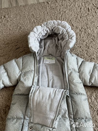 Зимний комбинезон 74 для мальчика