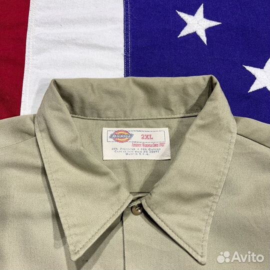 Рубашка Dickies Made in USA винтаж 90-х