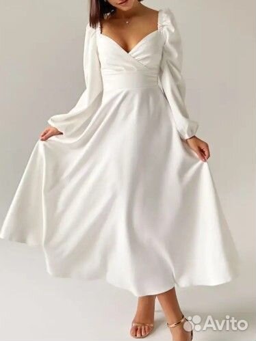 Платье белое