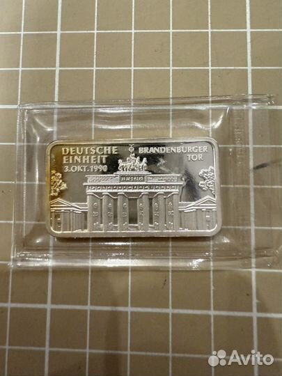 Жетон 1 унция серебра 999