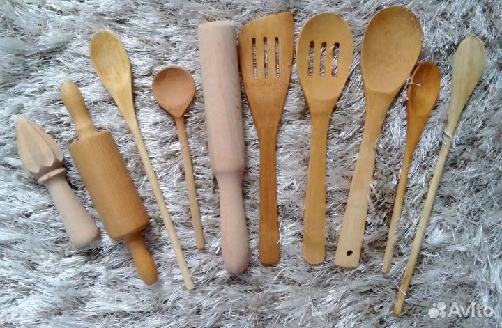 Кухонная утварь деревянная