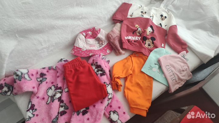 Детские вещи пакетом для девочек 86 92