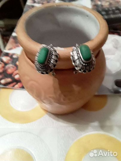 Серебряные серьги