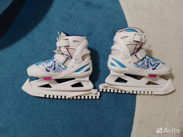 Коньки детские раздвижные 31 35