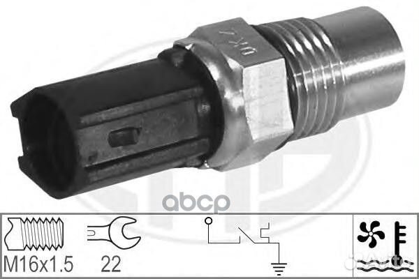 Датчик, включение вентилятора KIA shuma 330620 Era