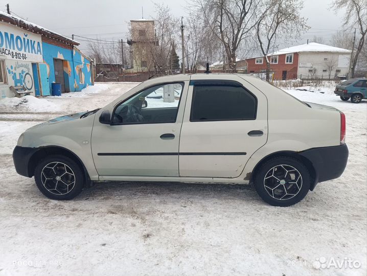 Renault Logan 1.6 МТ, 2006, битый, 290 000 км