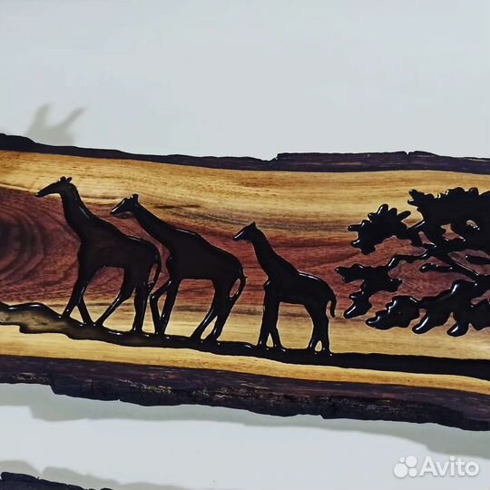 Ключницы из дерева и эпоксидной смолы