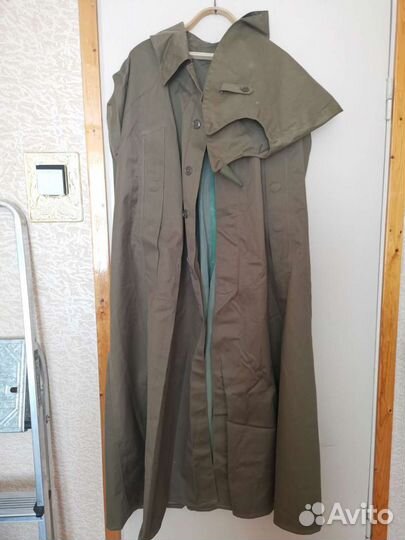 Плащ-накидка офицерская прорезиненая