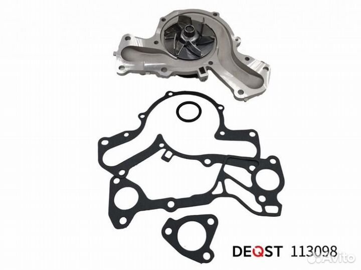 Водяной насос mitsubishi pajero iv (v80, v90) вездеход закрытый 02.07- 3.0 (v83w, v93w)