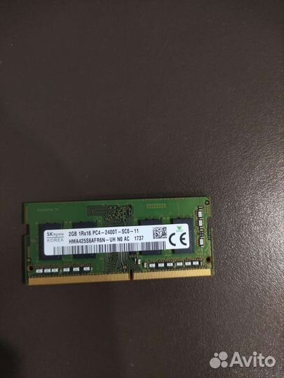 Оперативная память для ноутбука ddr4 4gb