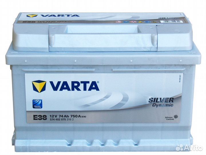 Аккумулятор varta e38