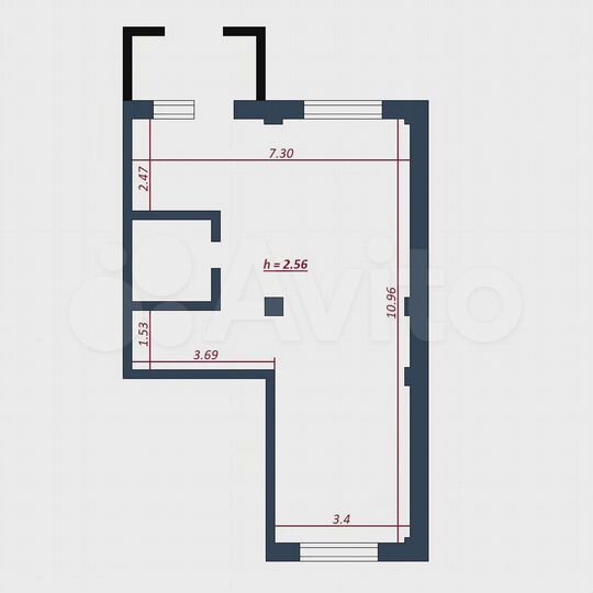 Свободного назначения, 64.9 м²