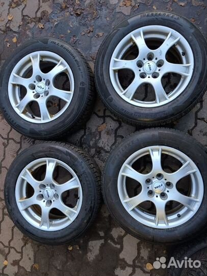 Колеса в сборе r16 летние 5 114.3 nissan