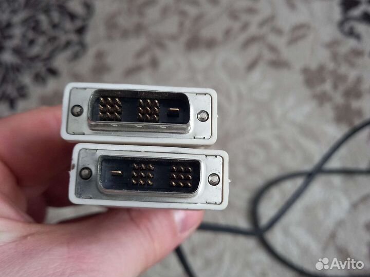 Кабель DVI-D - DVI-D, ферритовый фильтр, 180 см