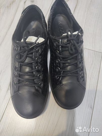 Кеды ecco soft II лаковые 38р