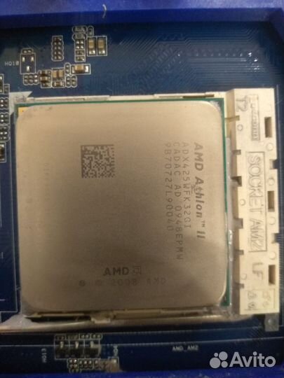 Материнская плата с процессором