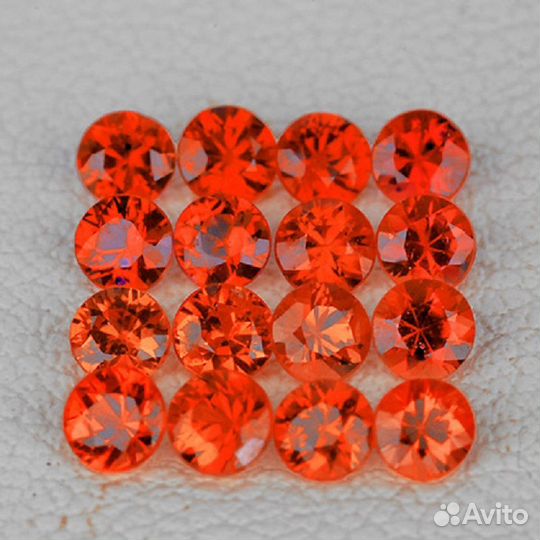 Сапфир натуральный 1,05Ct 1,2мм 100шт IF VVS Цейло