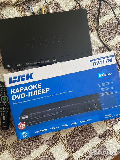 Караоке DVD-плеер BBK DV417SI