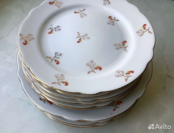 Тарелки лфз. Коралловый горошек