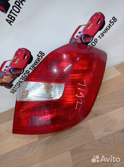 Фонарь задний правый Skoda Fabia 2 (5J) рест. 5J