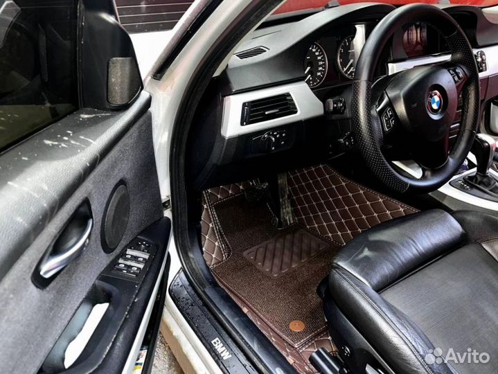 3D ковры из экокожи для BMW 3 E90 2006
